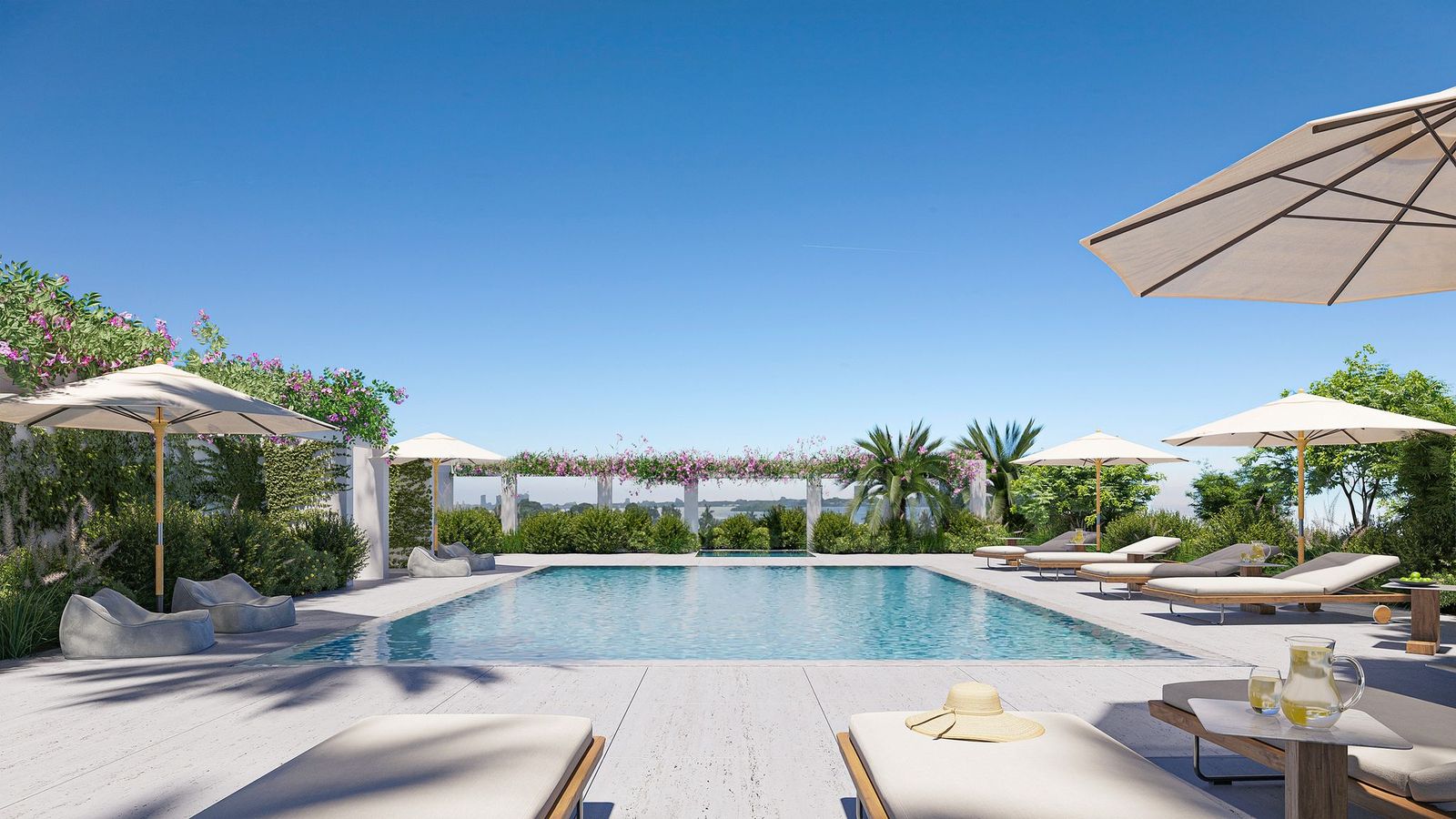 9900 West Bay Harbor Islands rooftop pool