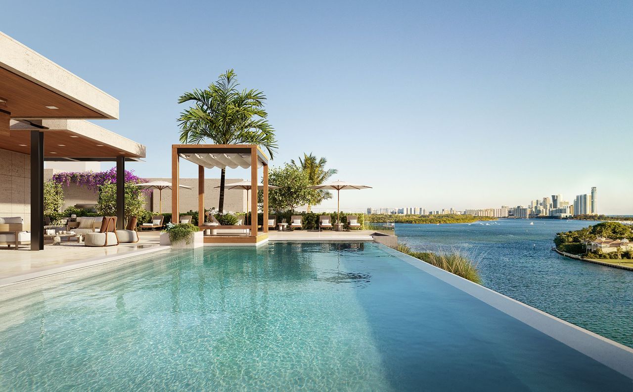 Bay Harbor Towers Bay Harbor Islands rooftop pool