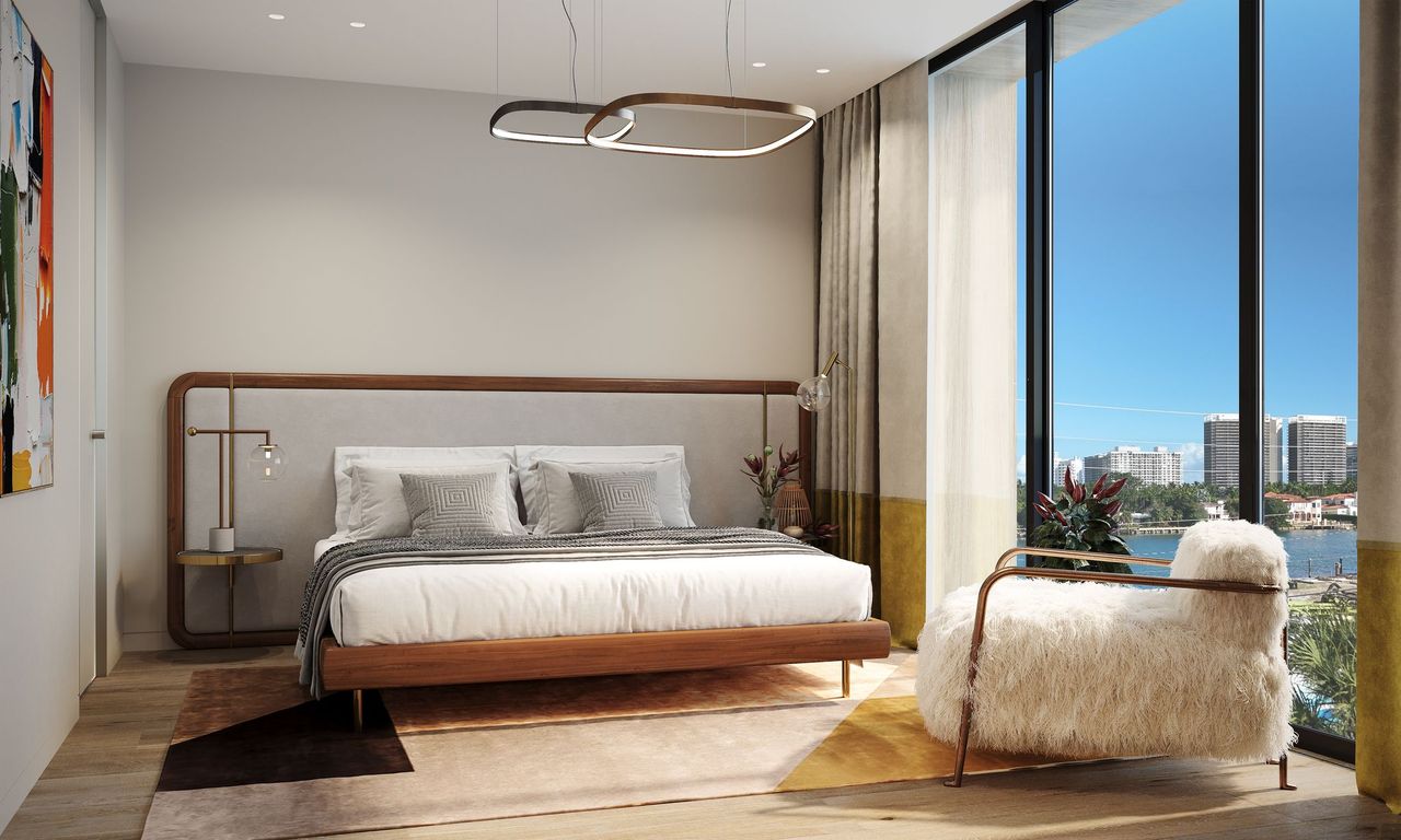 Bay Villas interior living area Bay Harbor Islands