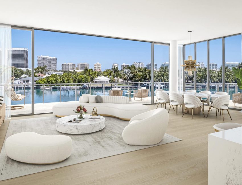 La Baia Bay Harbor Islands living room