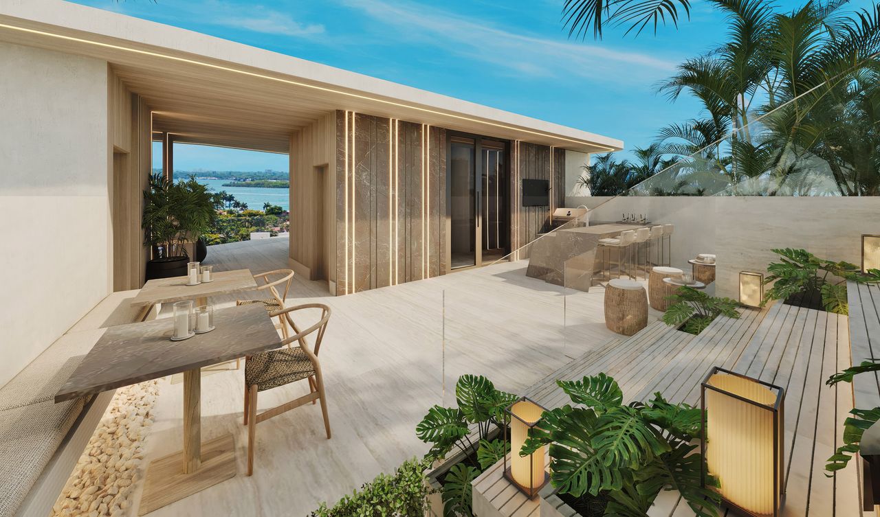 La Mare Bay Collection pool deck and amenities Bay Harbor Islands