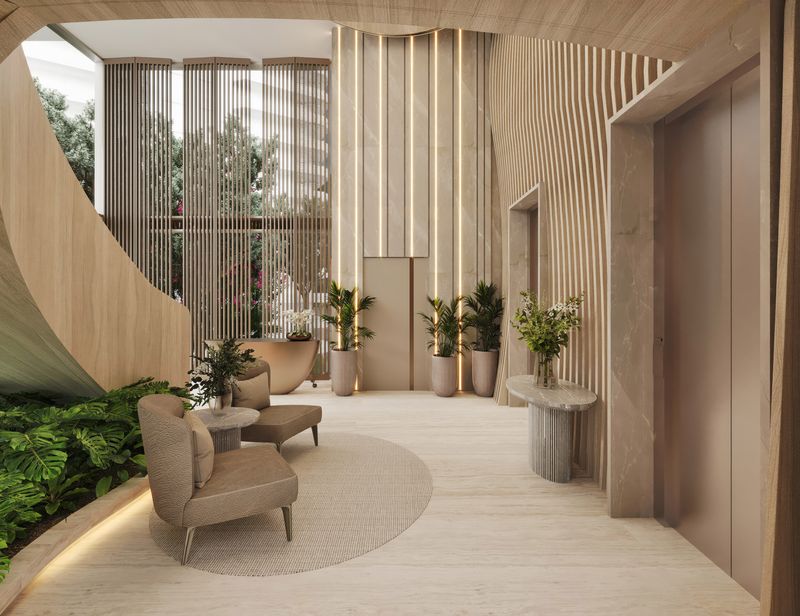 La Mare Bay Collection terrace outdoor living Bay Harbor Islands