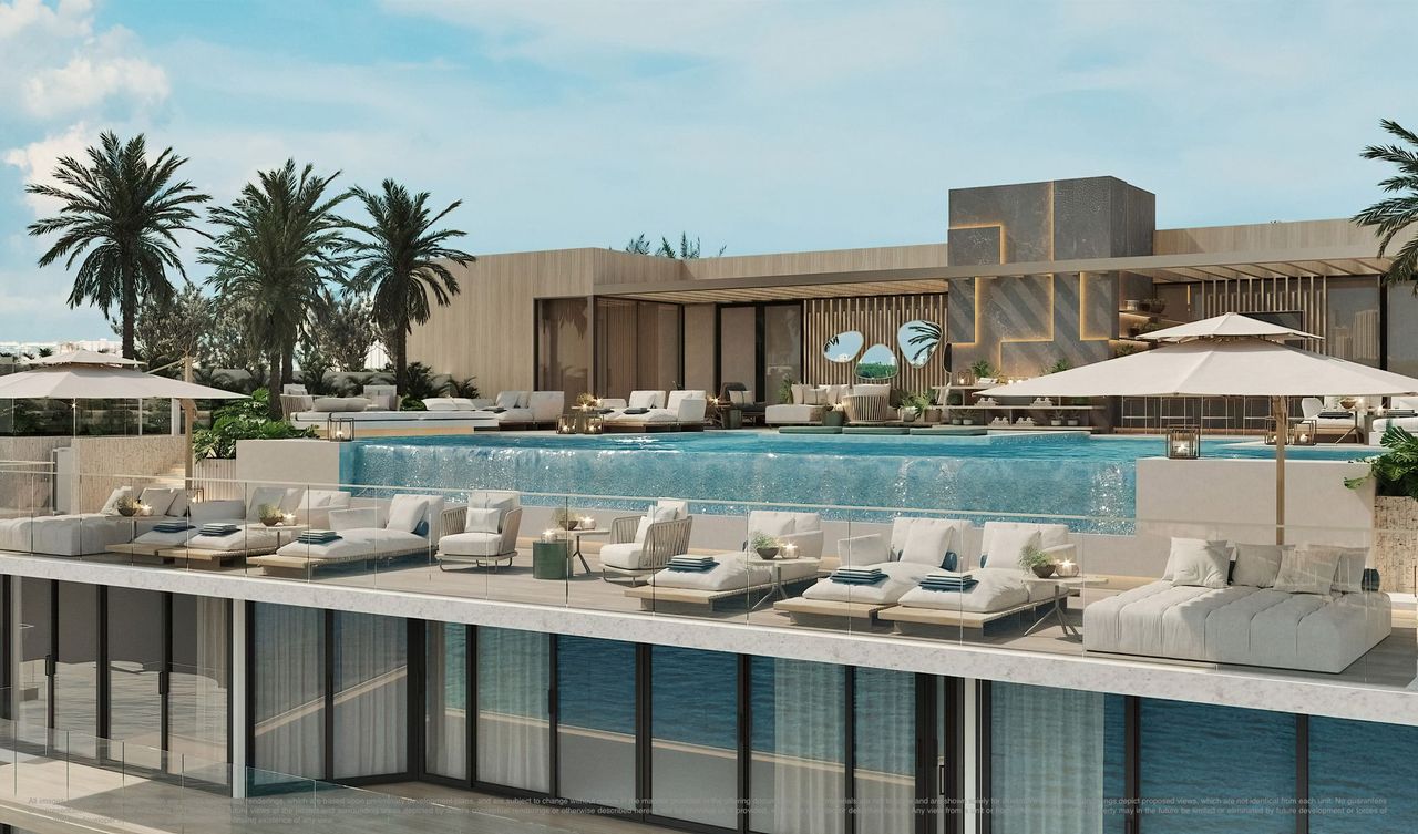 La Mare Regency pool deck and amenities Bay Harbor Islands