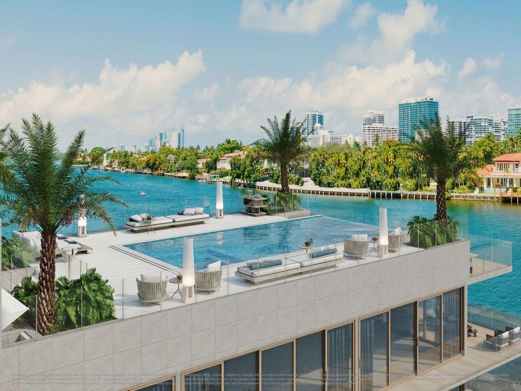 La Mare Signature pool deck and amenities Bay Harbor Islands