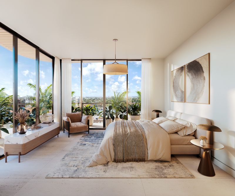 MILA Bay Harbor Islands bedroom
