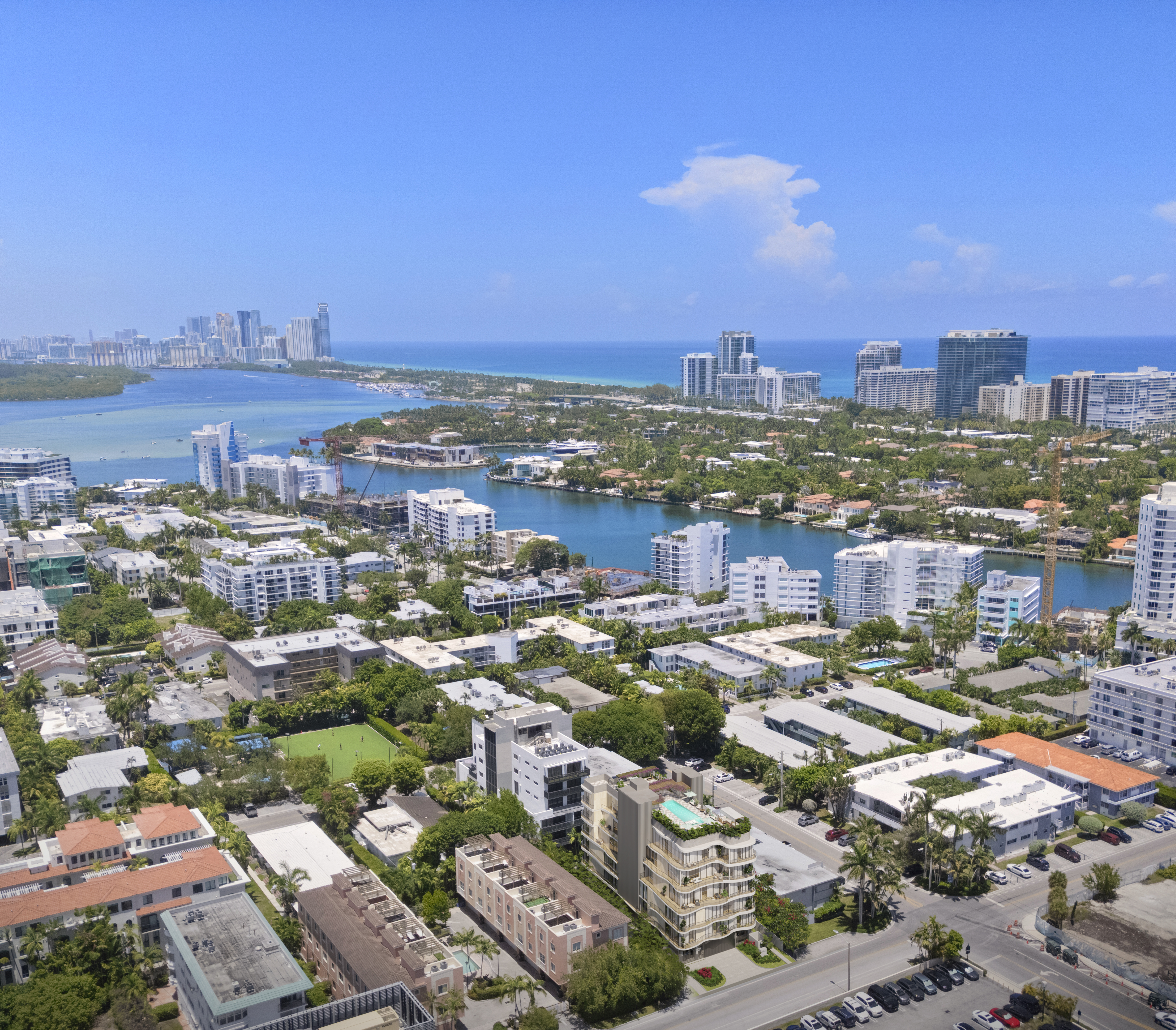 MILA Bay Harbor Islands luxury residences exterior Bay Harbor Islands