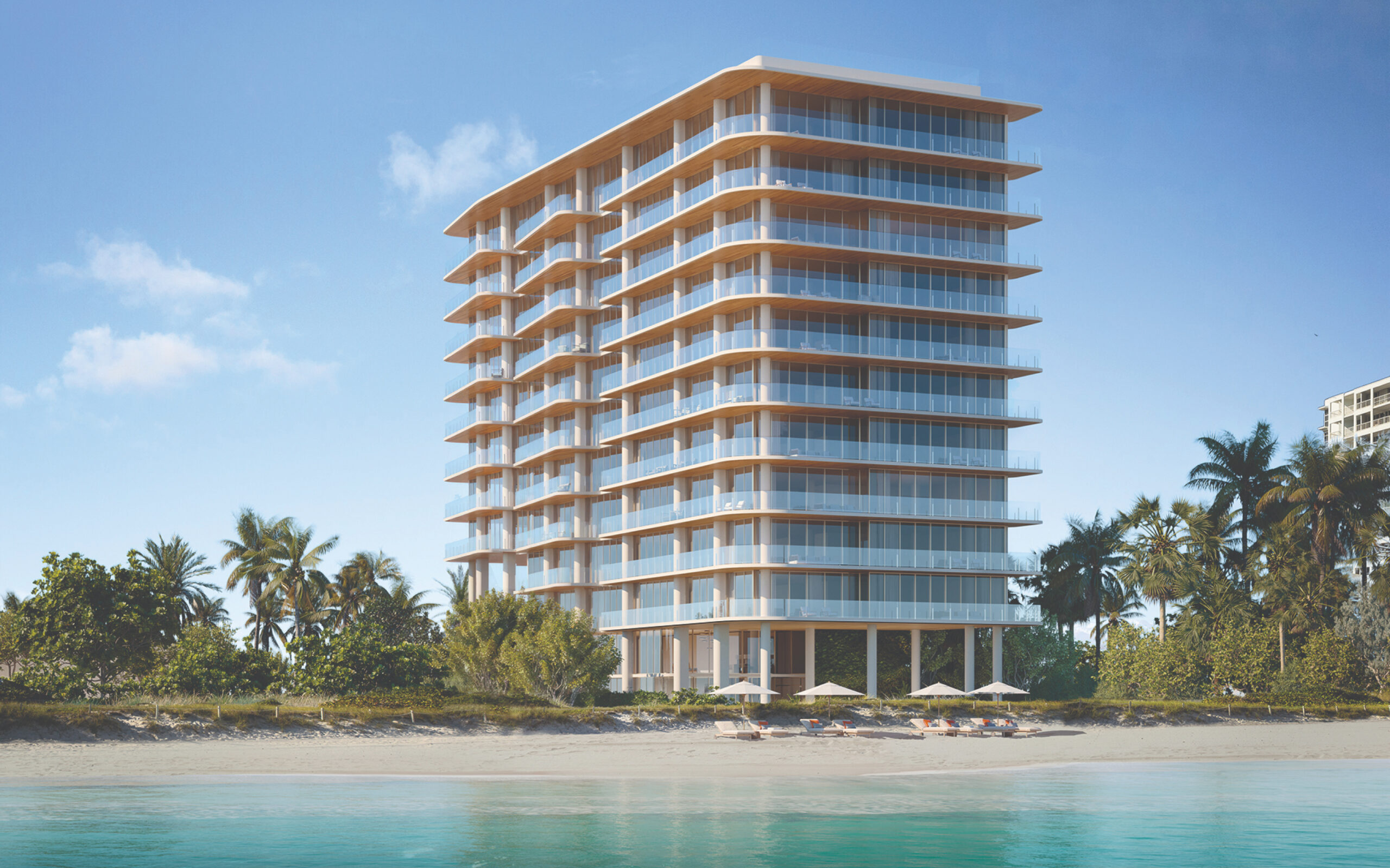 Ocean House Surfside Miami oceanfront residences