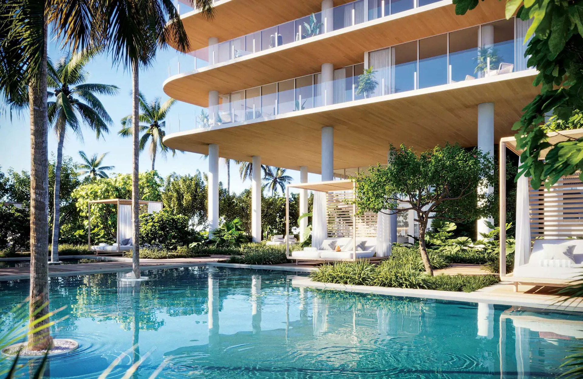 Ocean House Surfside rooftop pool