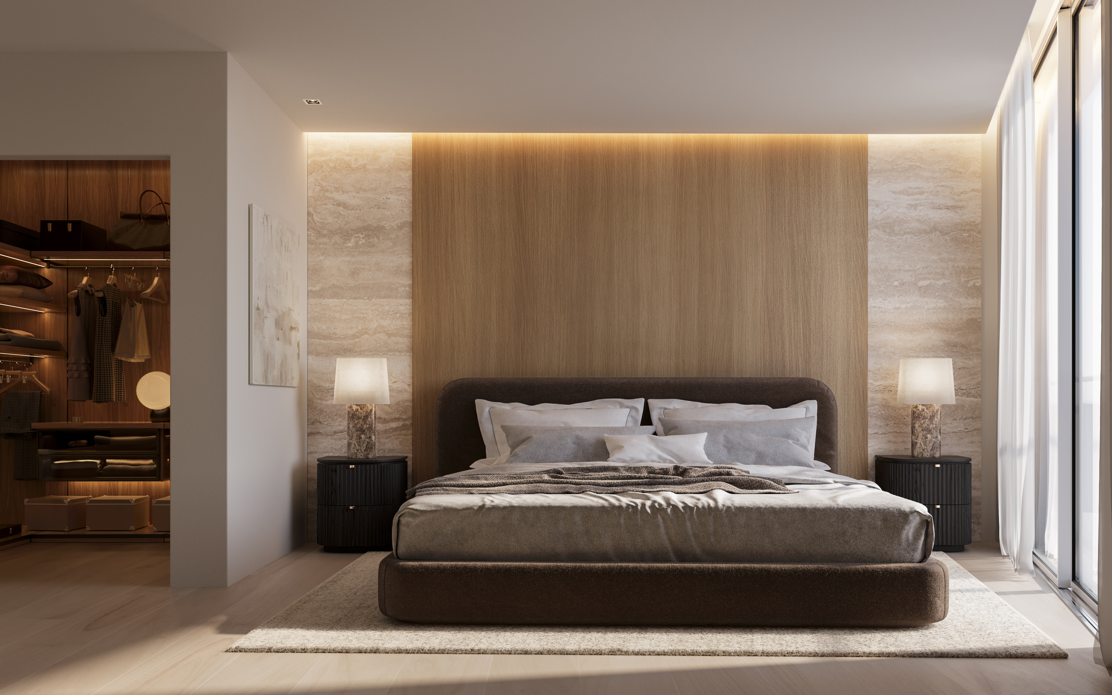 Surf Row Residences Surfside bedroom