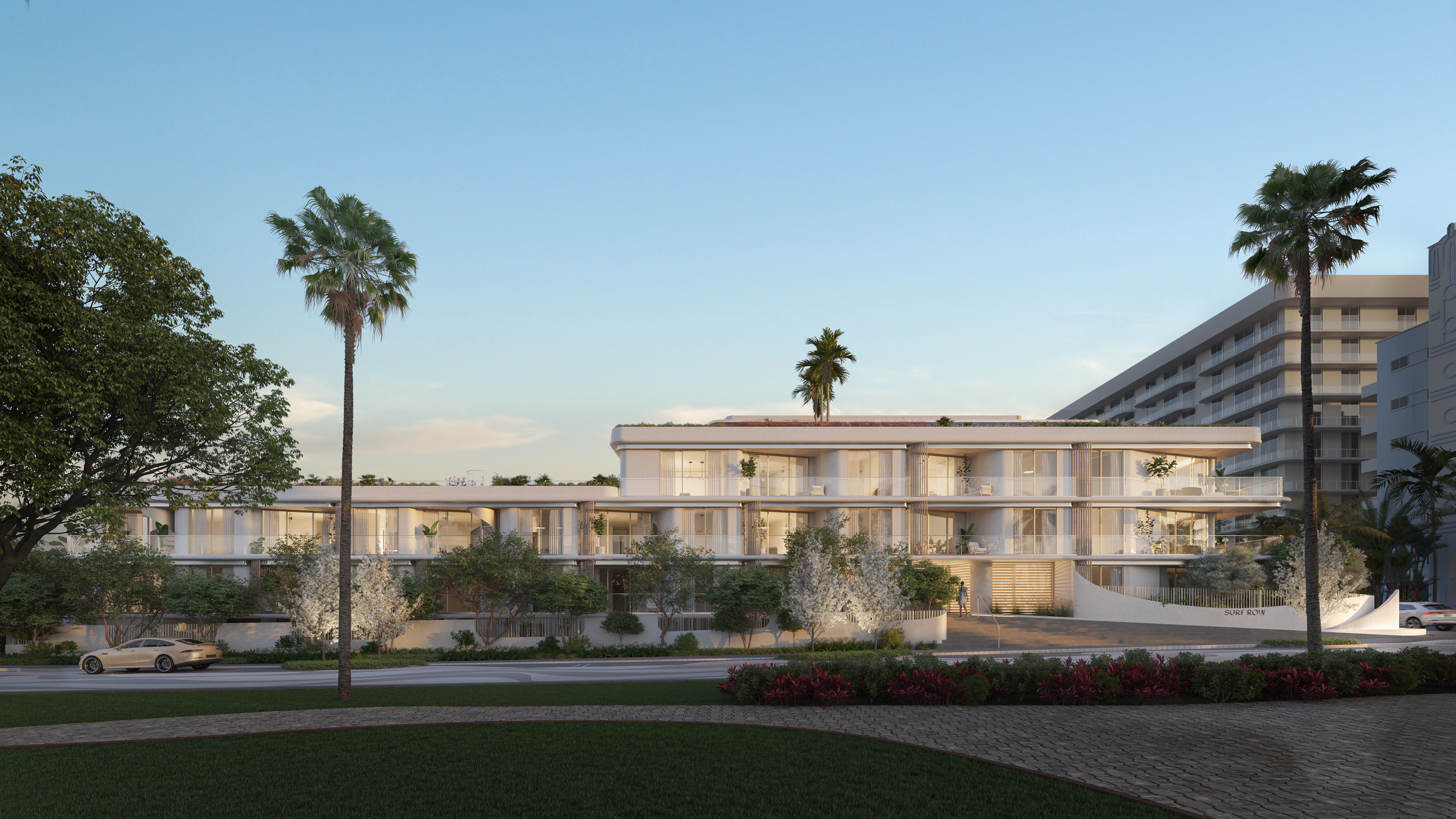 Surf Row Residences Surfside exterior south