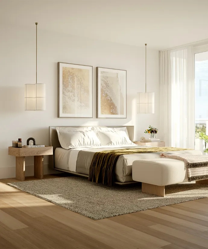 THE WELL Bay Harbor Islands bedroom