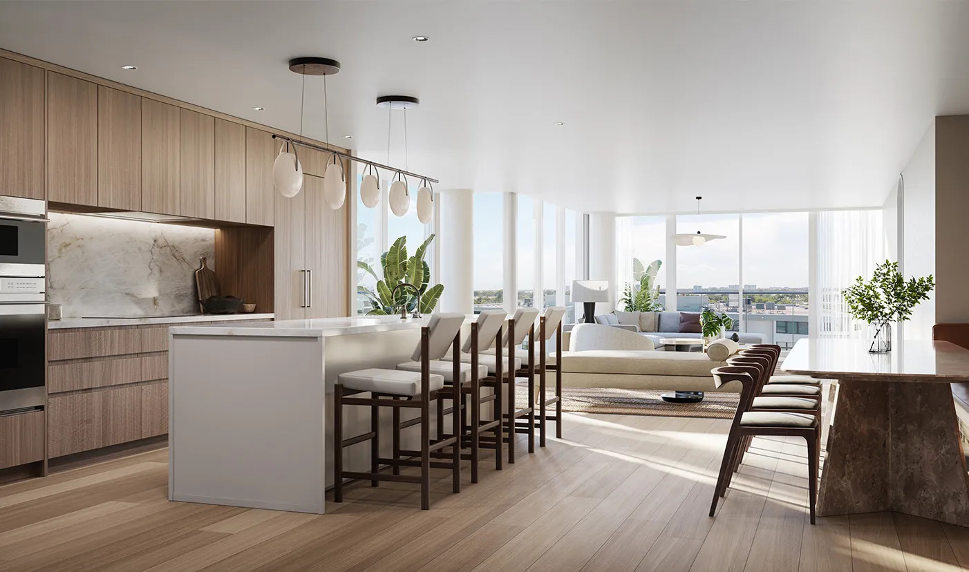 THE WELL Bay Harbor Islands kitchen detail